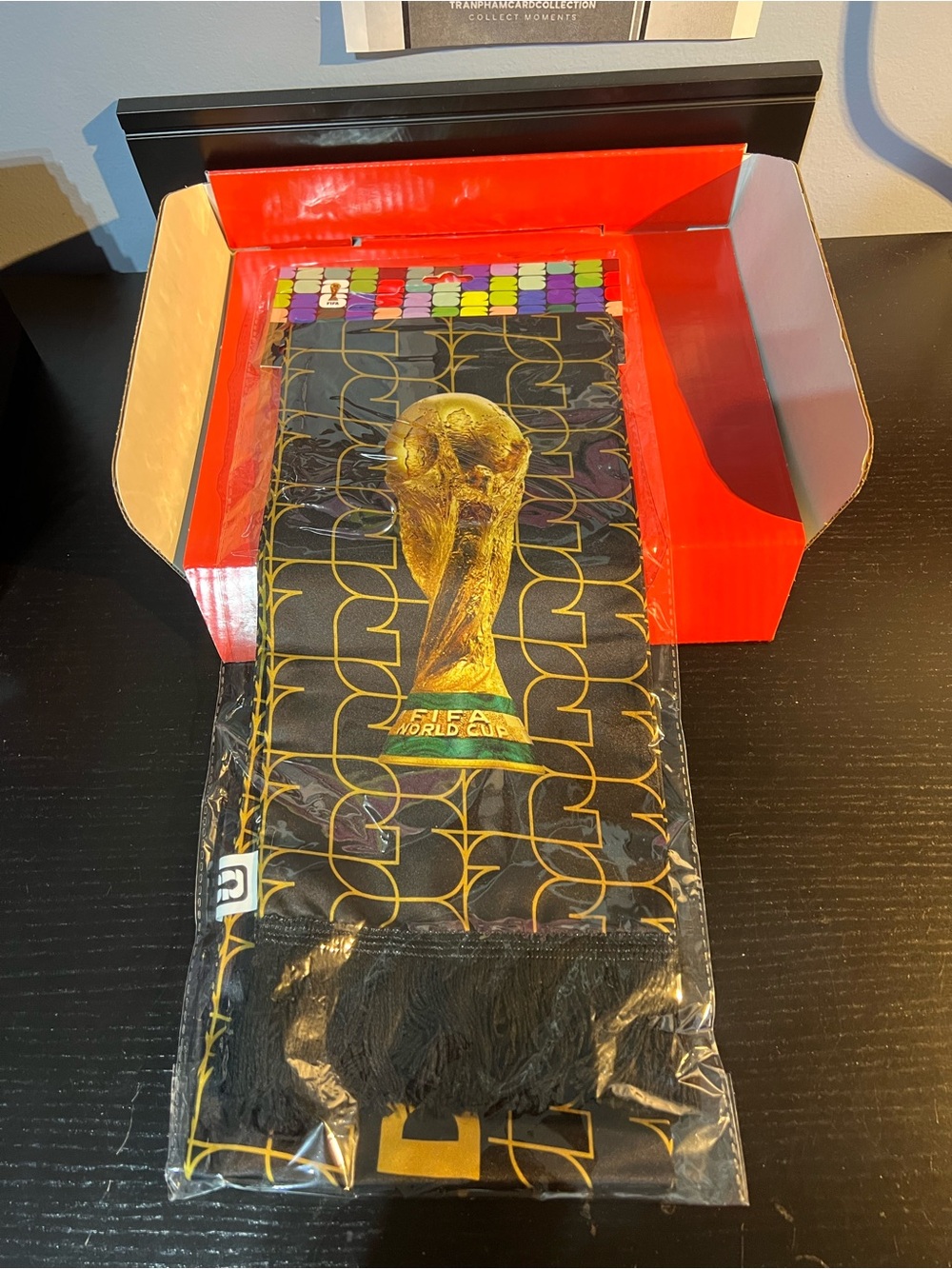 FIFA World Cup Black and Gold Fan Scarf